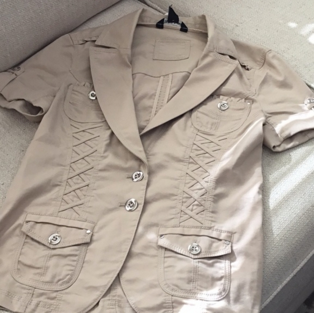 White House Black Market Blazer Blouse